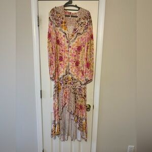 Free people high low maxi dress